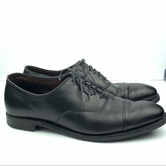 Allen Edmonds Hopkinson mens cap toe oxfords size 13 D black calfskin leather - Picture 14 of 14